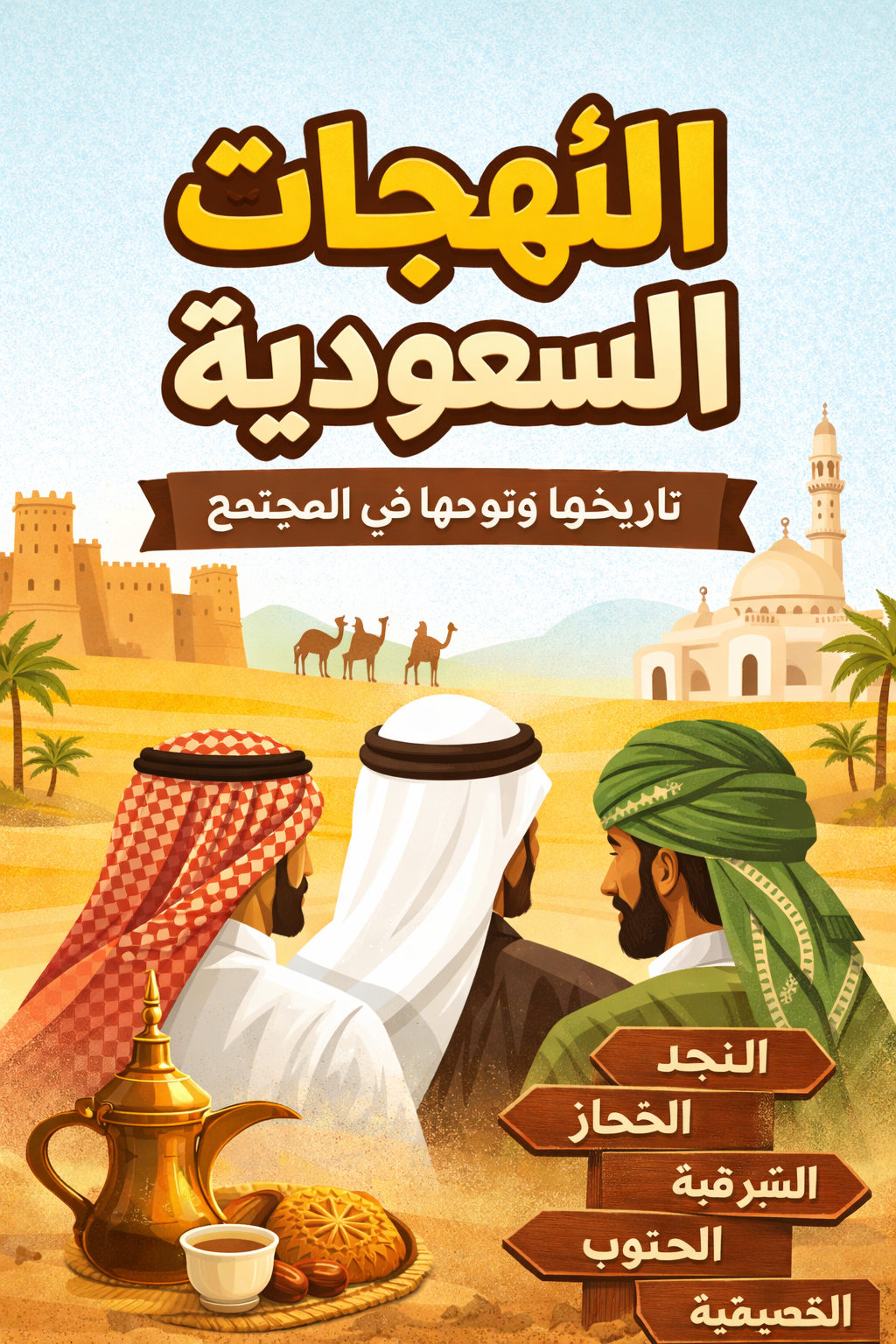 اللهجات السعودية تنوع لغوي يعكس هوية المجتمع