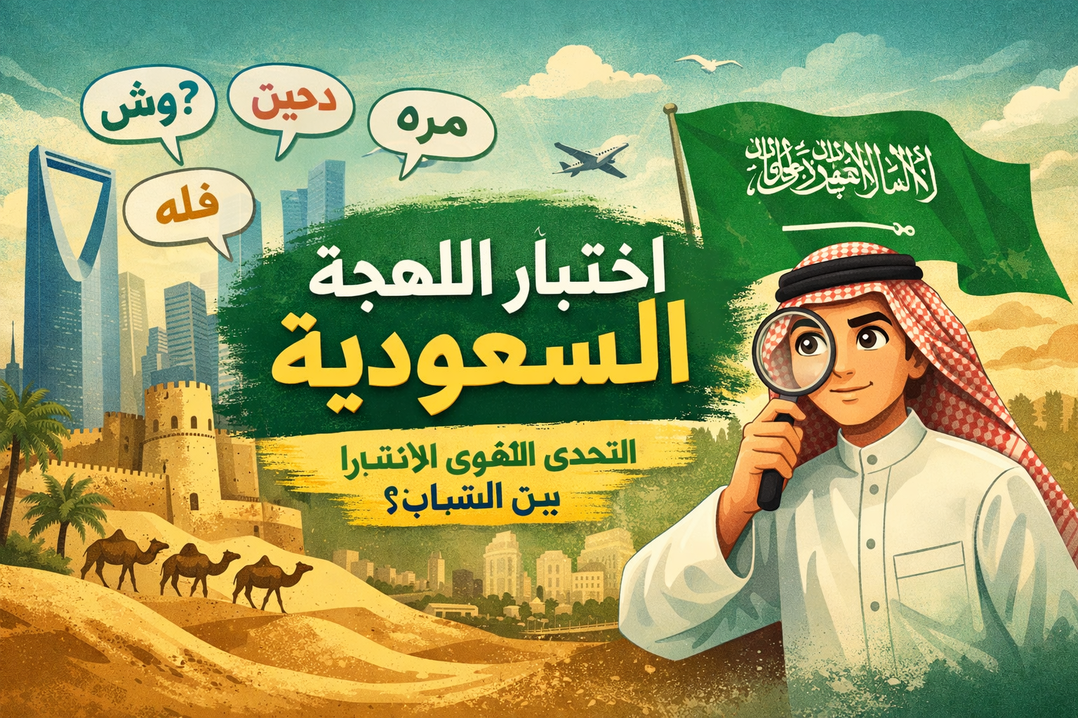 اختبار اللهجة السعودية.. لماذا أصبح التحدي اللغوي الأكثر انتشارًا بين الشباب؟